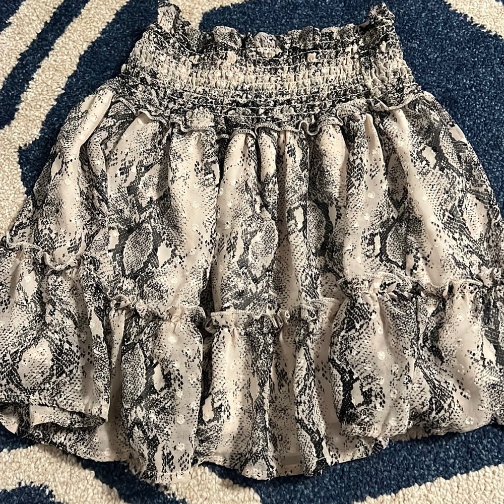 Snake skin skirt